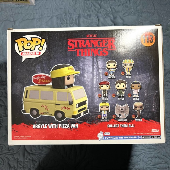 Funko Pop! Rides Stranger Things Argyle With Pizza Van Target Exclusive - Picture 3 of 7